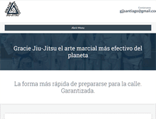 Tablet Screenshot of graciesantiago.com